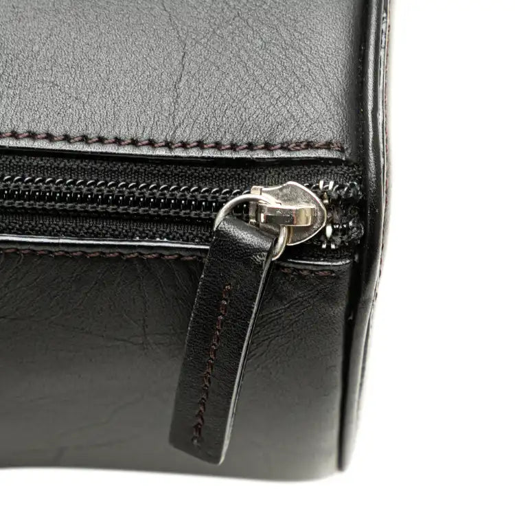 Burberry Leather Boston Bag