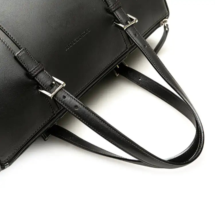 Burberry Leather Boston Bag