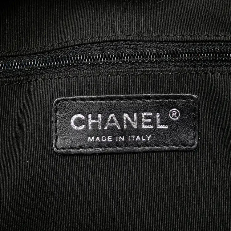 Chanel CC Chevron Quilted Lambskin Boston