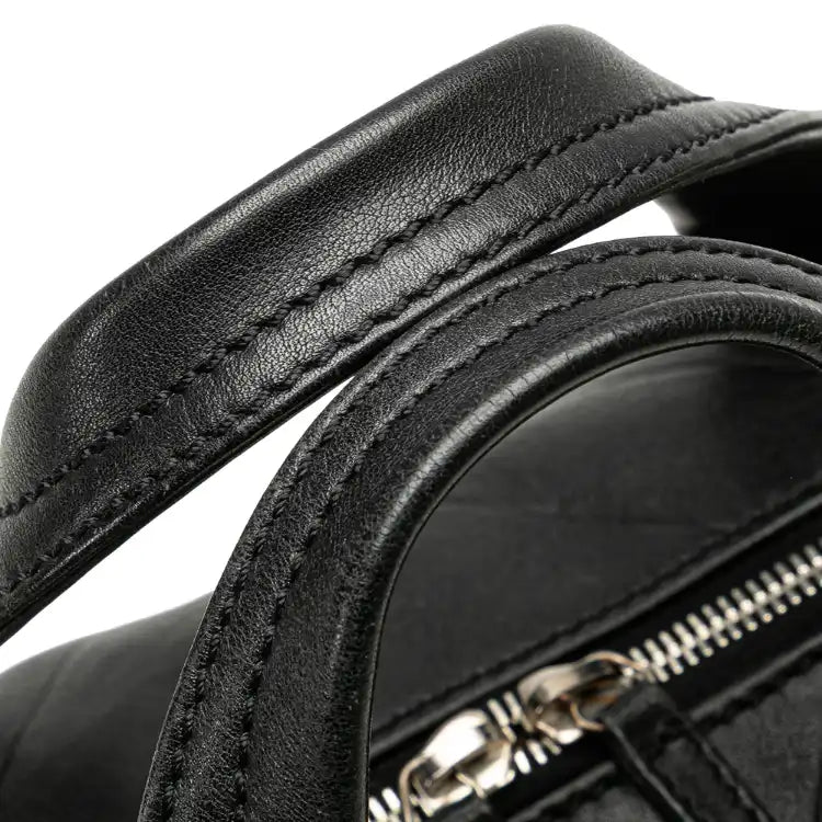 Chanel CC Chevron Quilted Lambskin Boston