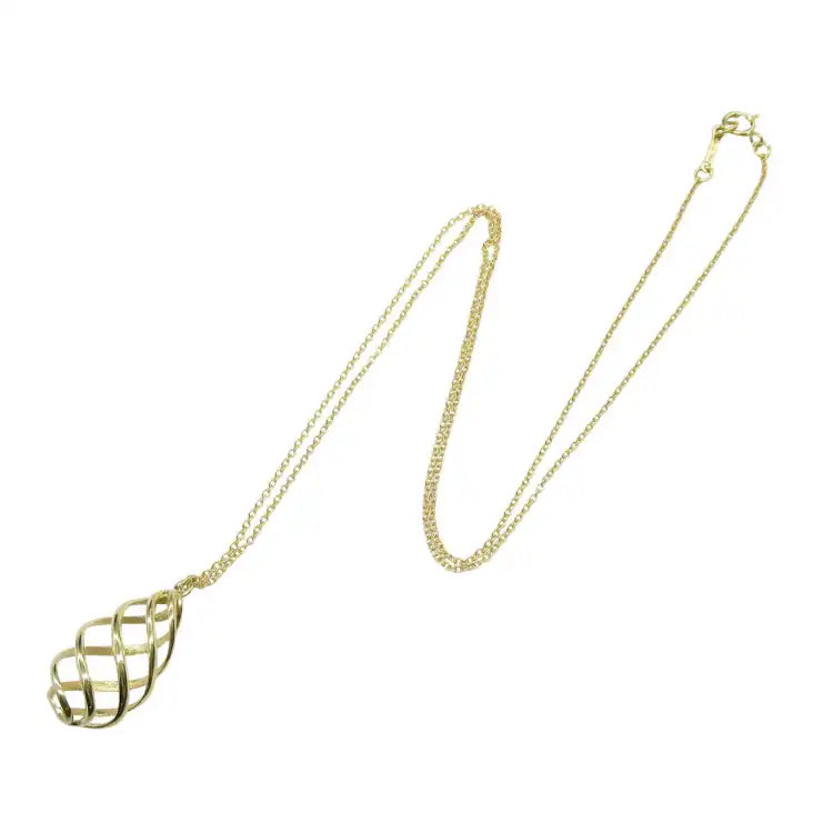 Tiffany 18K Yellow Gold Venezia Luce Pendant Necklace
