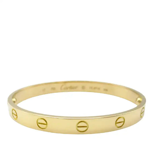 Cartier 18K Yellow Gold Classic Love Bracelet
