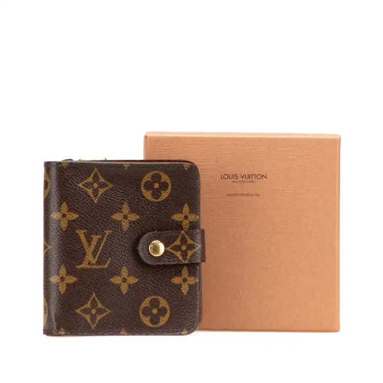 Louis Vuitton Monogram Bifold Compact Wallet