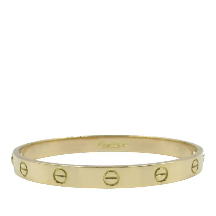 Cartier 18K Yellow Gold Classic Love Bracelet