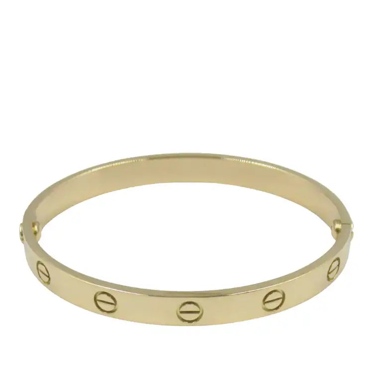 Cartier 18K Yellow Gold Classic Love Bracelet