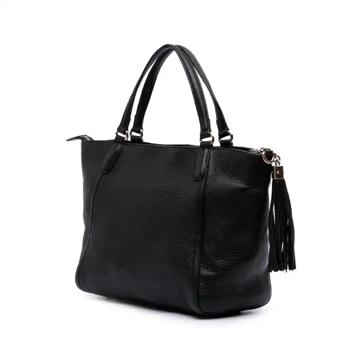 Gucci Small Pebbled Leather Soho Cellarius Satchel