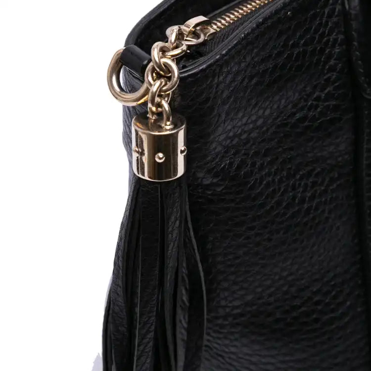 Gucci Small Pebbled Leather Soho Cellarius Satchel