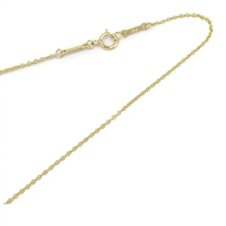 Tiffany 18K Yellow Gold Small Elsa Peretti Open Heart Pendant Necklace