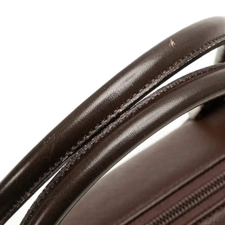 Burberry Leather Boston Bag