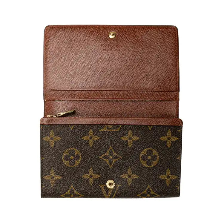 Louis Vuitton Monogram Porte Monnaie Billets Tresor