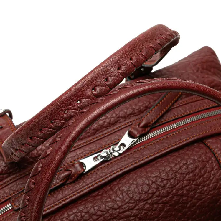 LOEWE Mini Anagram Leather Boston Bag
