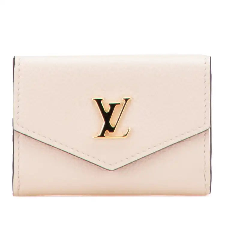 Louis Vuitton Leather Lockmini Wallet