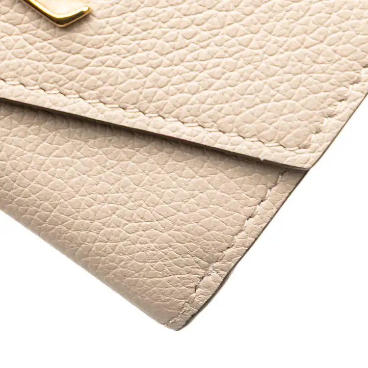 Louis Vuitton Leather Lockmini Wallet