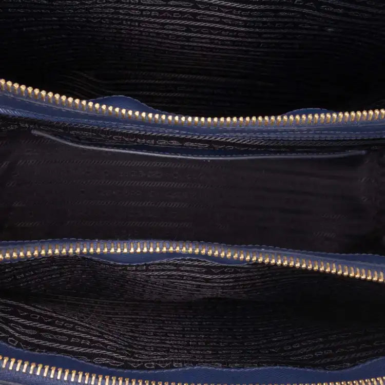 Prada Medium Saffiano Lux Galleria Double Zip Tote