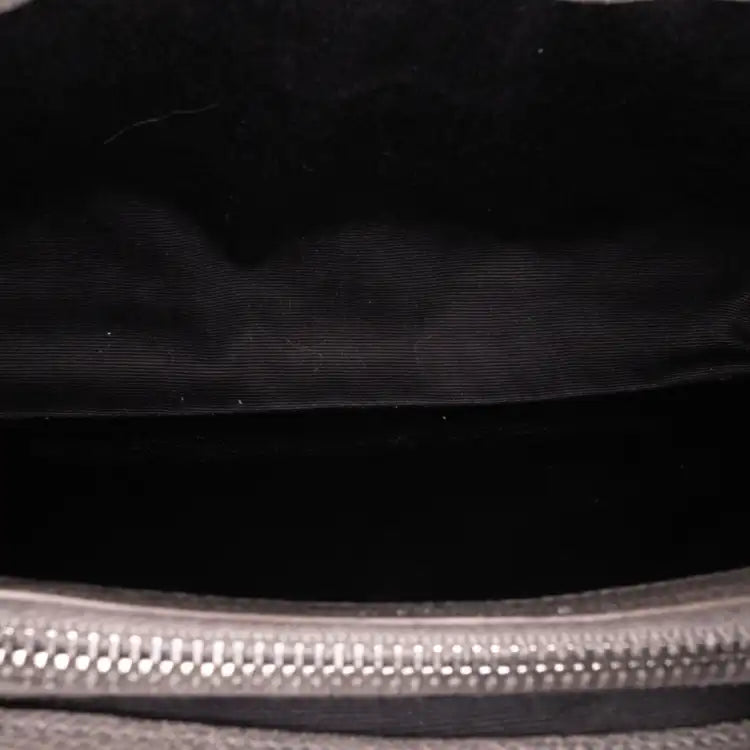 Saint Laurent Medium Quilted Chevron Sheepskin College Satchel