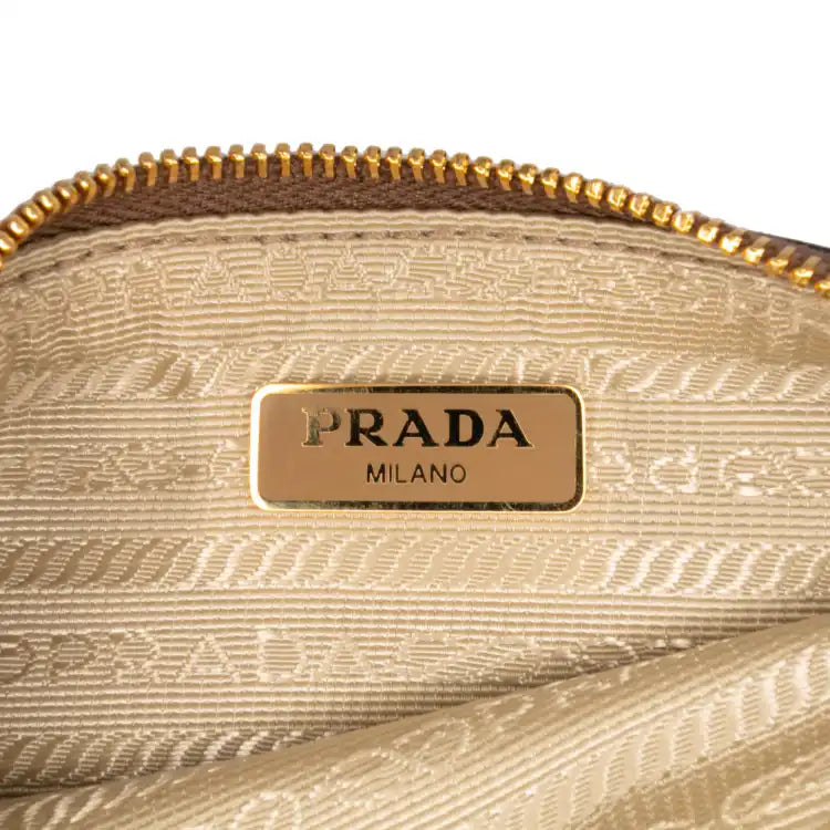 Prada Canvas Canapa Logo Pouch
