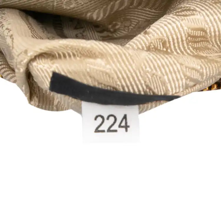Prada Canvas Canapa Logo Pouch