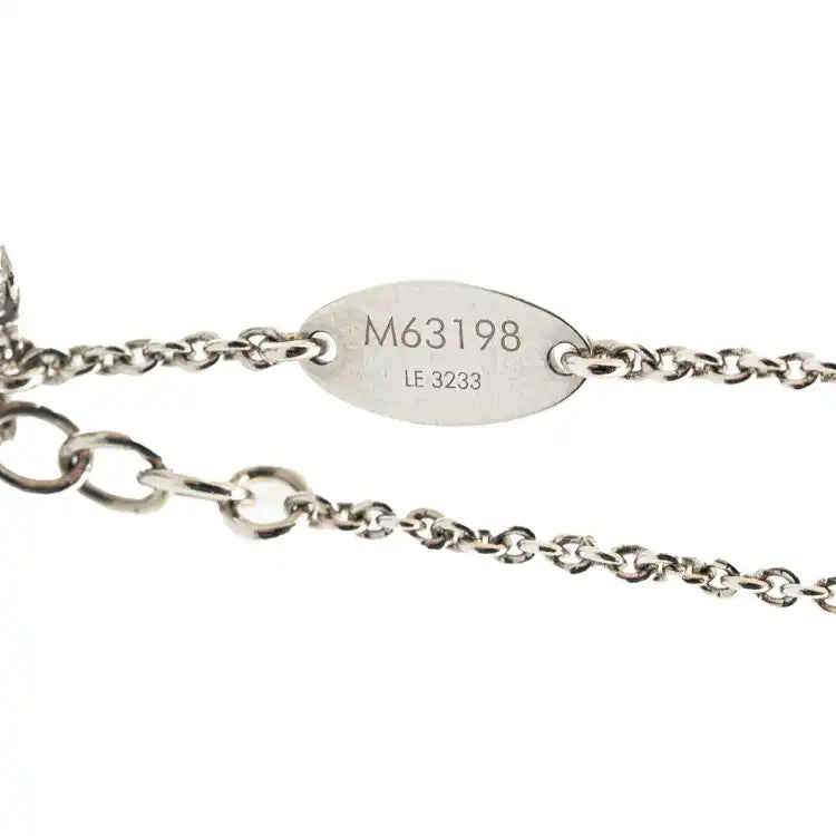 Louis Vuitton Silver Plated Essential V Supple Bracelet