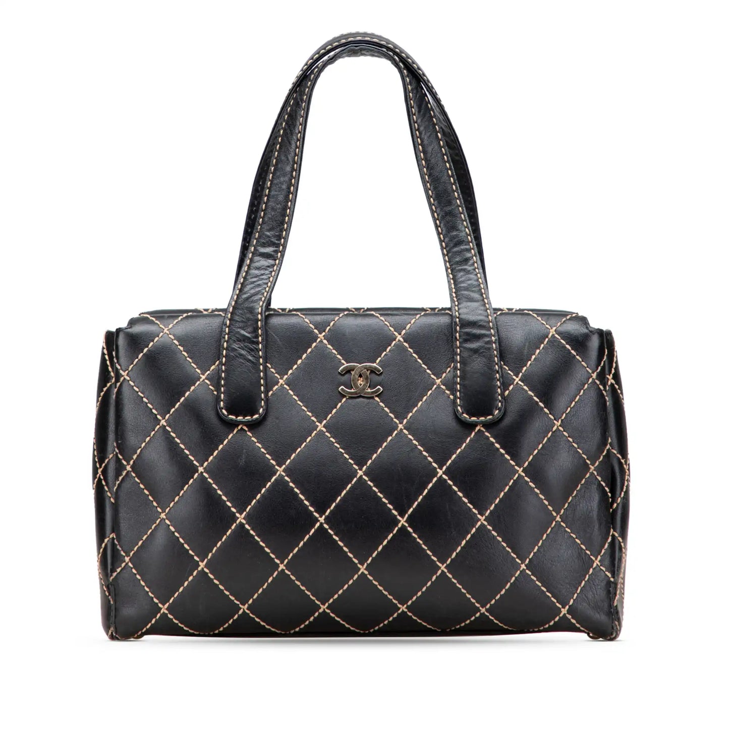 Chanel Medium CC Calfskin Wild Stitch Tote