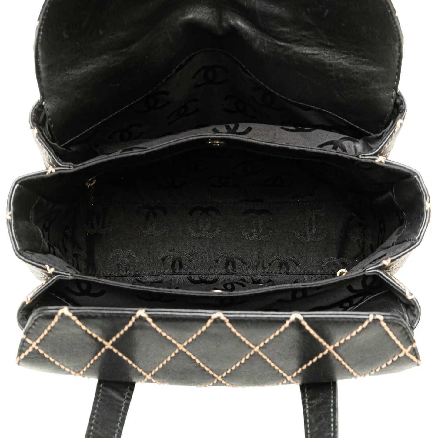 Chanel Medium CC Calfskin Wild Stitch Tote