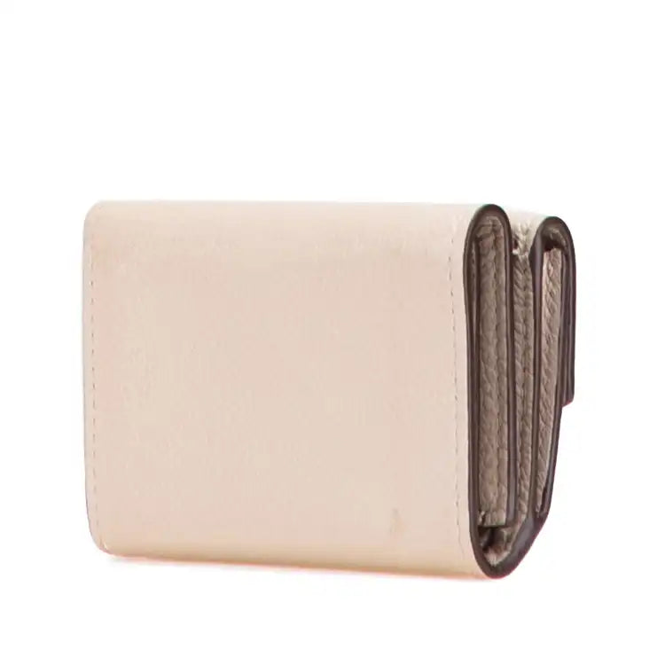 Louis Vuitton Leather Lockmini Compact Wallet