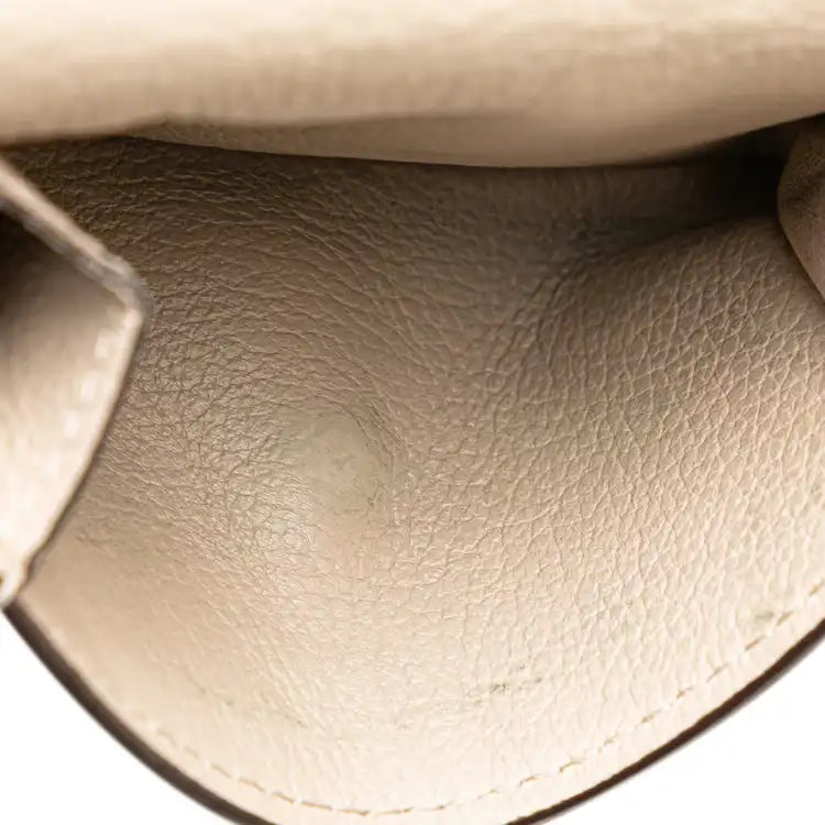 Louis Vuitton Leather Lockmini Compact Wallet