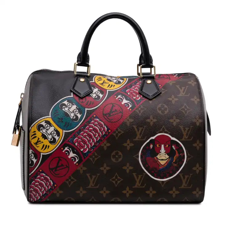 Louis Vuitton Monogram Kabuki Speedy 30