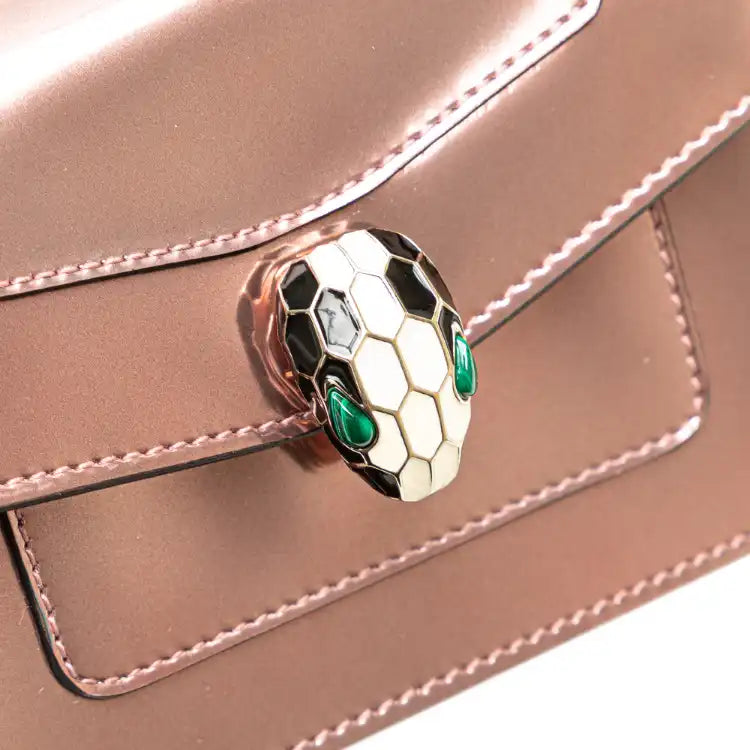 Bvlgari Patent Serpenti Forever Pouch