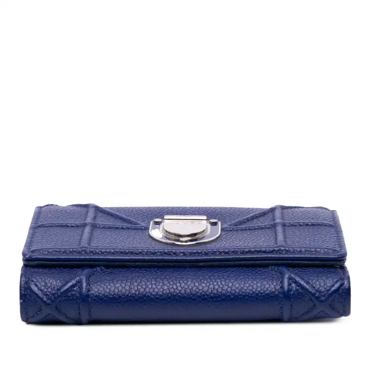 Dior Grained Calfskin Diorama Elancee Wallet