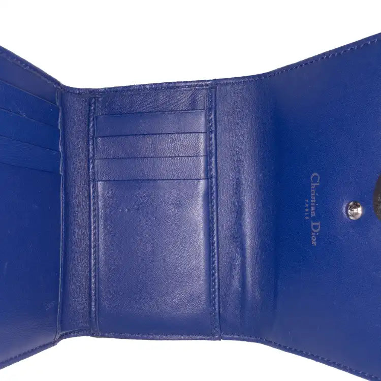Dior Grained Calfskin Diorama Elancee Wallet