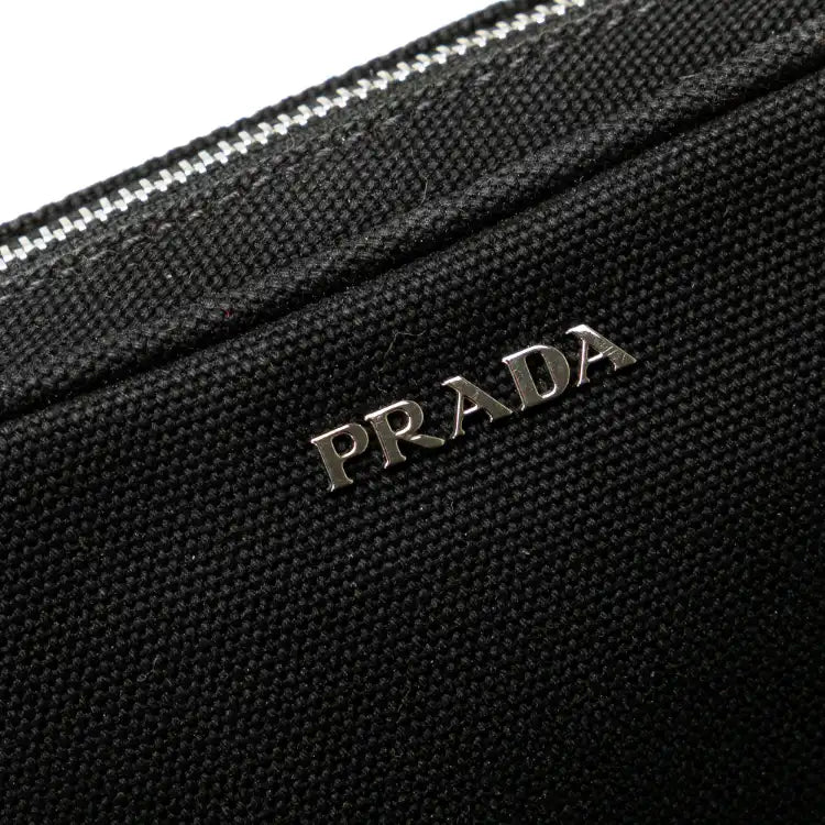 Prada Canvas Canapa Pouch