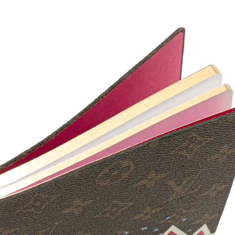 Louis Vuitton Monogram Christmas Animation Bears on Skis Clemence Notebook