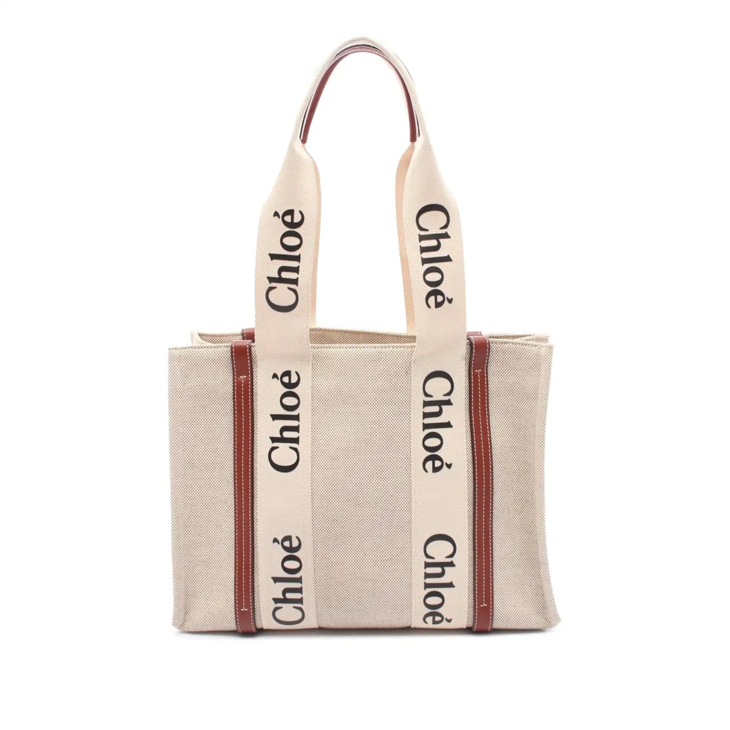 Chloé Medium Canvas Woody Tote