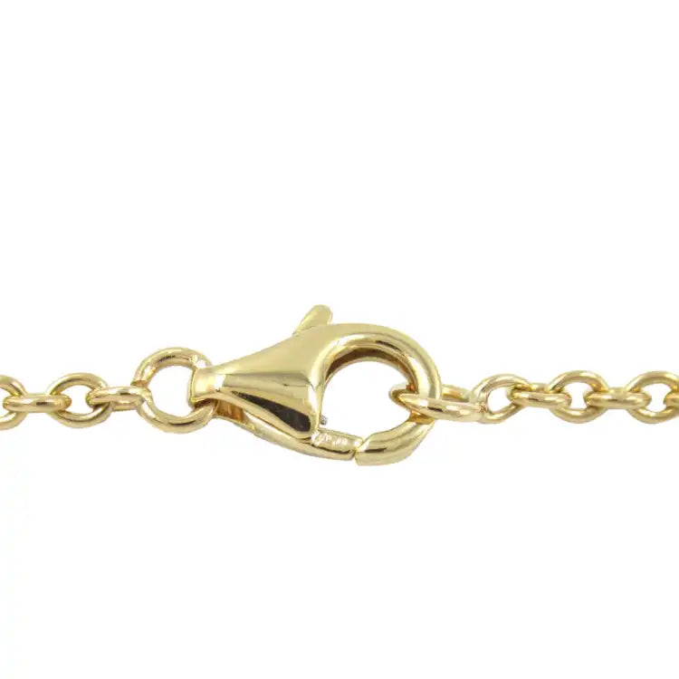 van cleef and arpels 18K Yellow Gold and Mother of Pearl Pure Alhambra Pendant Necklace