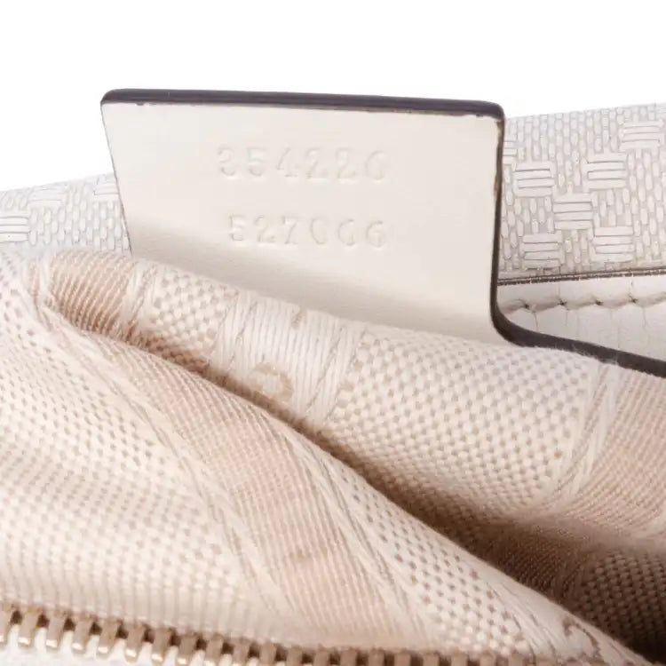 Gucci Diamante Leather Boston Bag
