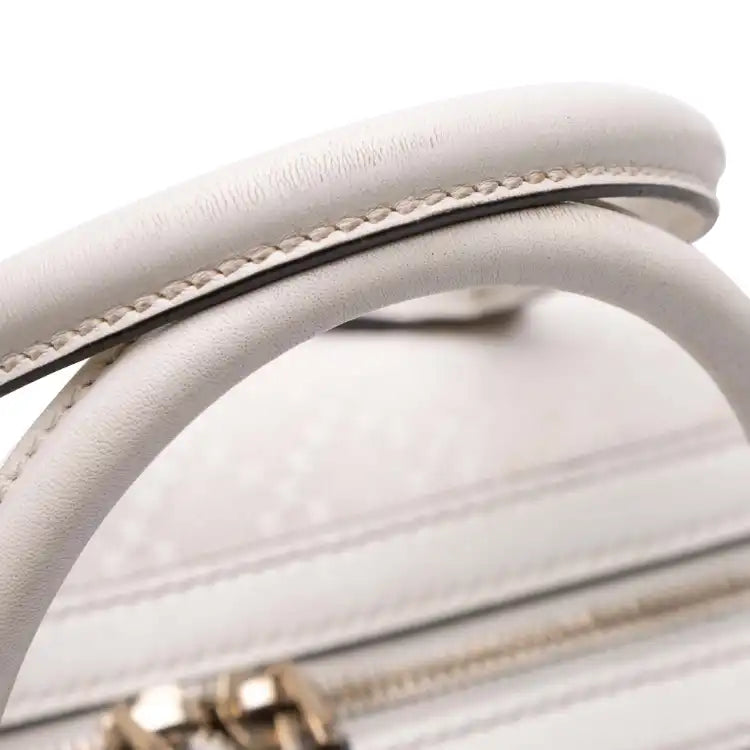 Gucci Diamante Leather Boston Bag