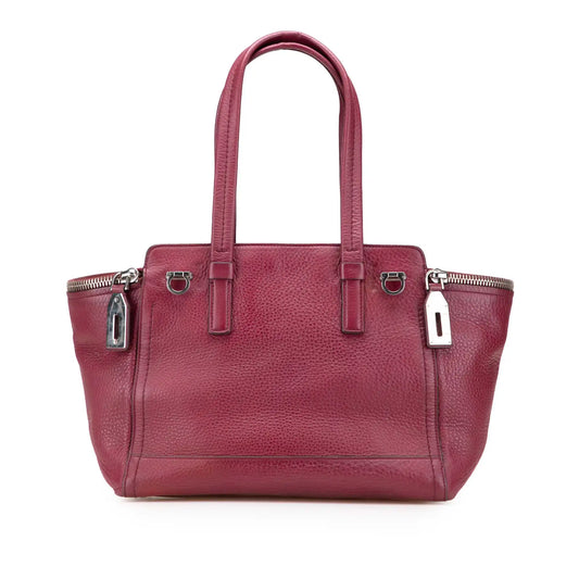 Ferragamo Leather Verve Tote