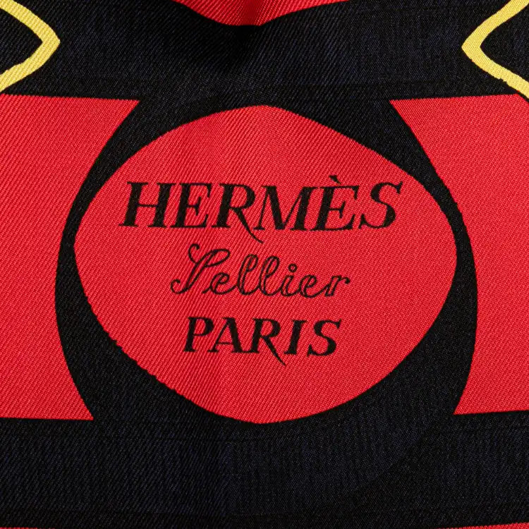 Hermès Eperon d'Or Silk Scarf