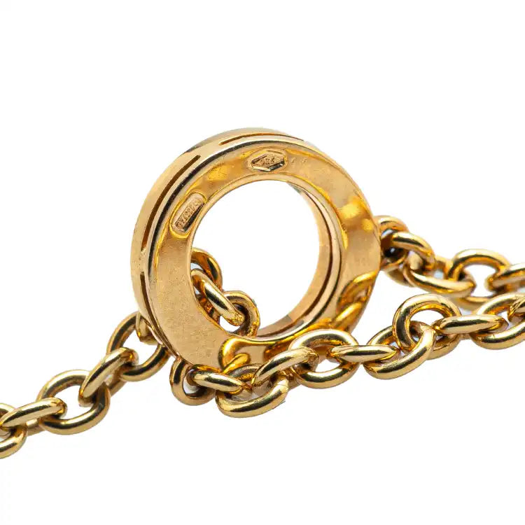 Bvlgari 18K Yellow Gold Lapis Lazuli and Rhodochrosite Bvlgari Bvlgari Necklace