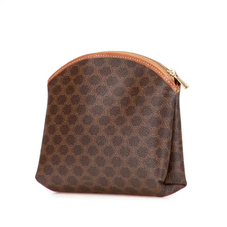 Celine Macadam Coated Canvas Pouch