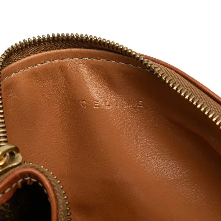 Celine Macadam Coated Canvas Pouch