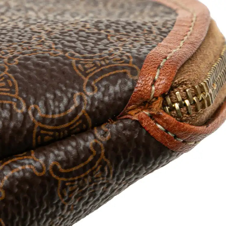 Celine Macadam Coated Canvas Pouch