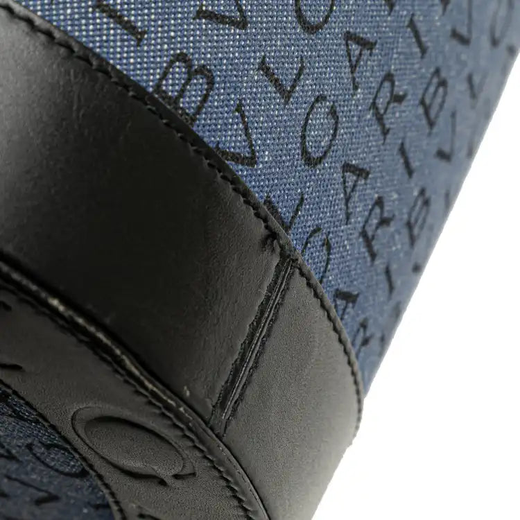 Bvlgari Logomania Denim Cylinder Handbag