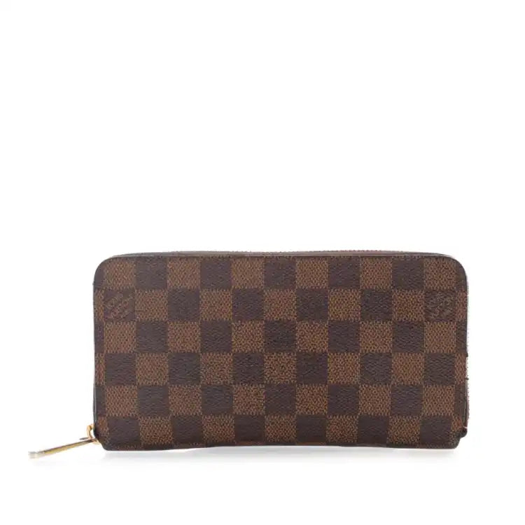 Louis Vuitton Damier Ebene Zippy Long Wallet