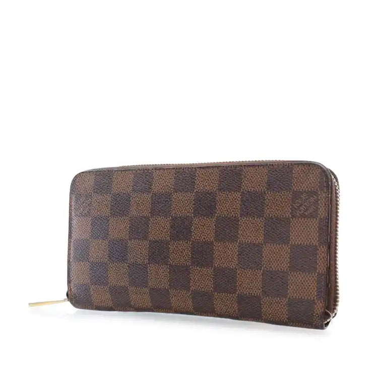 Louis Vuitton Damier Ebene Zippy Long Wallet