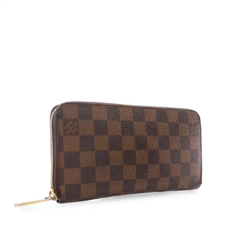 Louis Vuitton Damier Ebene Zippy Long Wallet