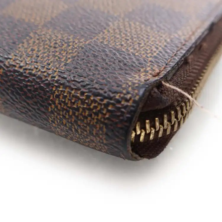 Louis Vuitton Damier Ebene Zippy Long Wallet