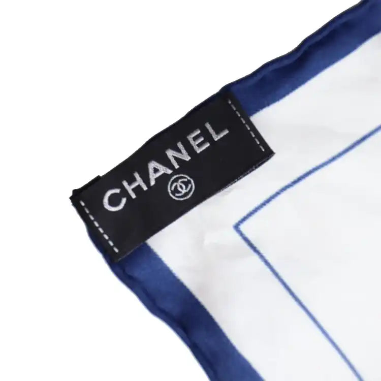 Chanel Flaps Print Silk Scarf