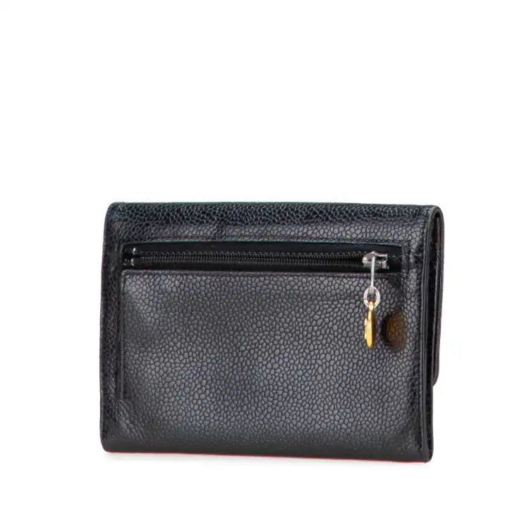 Chanel CC Caviar Trifold Wallet