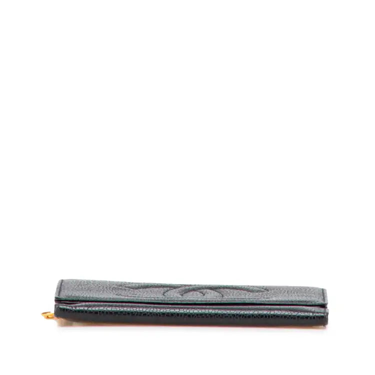 Chanel CC Caviar Trifold Wallet